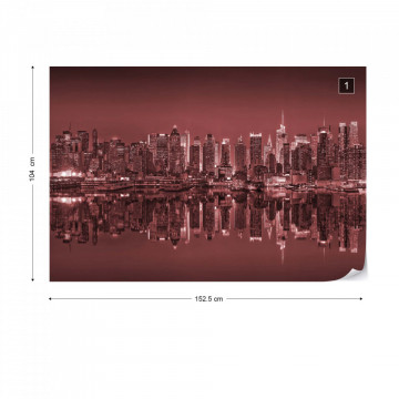 New York – Reflexie în Apă, Roșu - Img 13