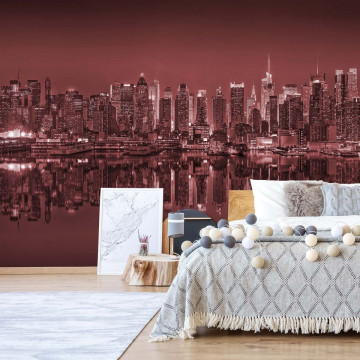 New York – Reflexie în Apă, Roșu - Img 2