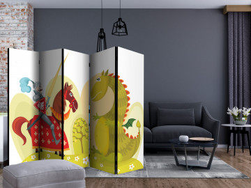 Paravan - Dragon and knight II [Room Dividers] - Img 2