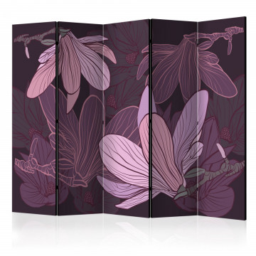 Paravan - Dreamy flowers II [Room Dividers] - Img 1