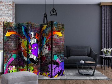 Paravan - Graffiti: Colourful attack II [Room Dividers] - Img 2