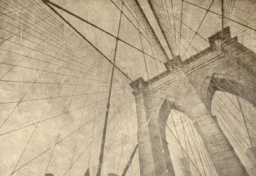 Podul Brooklyn – Efect Grafic Sepia - Img 7