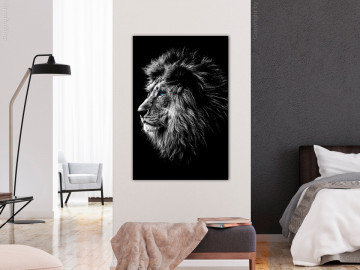 Tablou - Blue-eyed Lion (1 Part) Vertical - Img 2