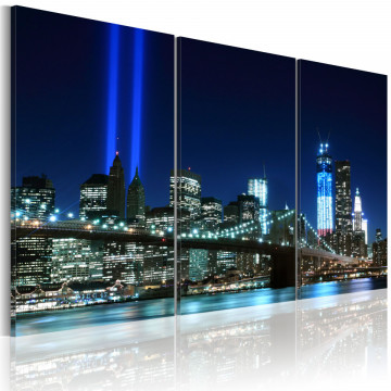 Tablou - Blue lights in New York - Img 1