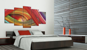 Tablou - Colorful strips abstraction - Img 4