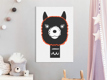 Tablou - Decorative Alpaca (1 Part) Vertical - Img 1