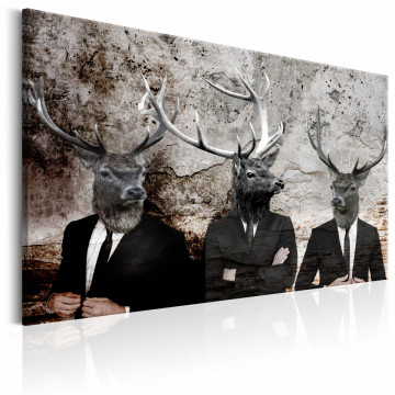 Tablou - Deer in Suits - Img 1