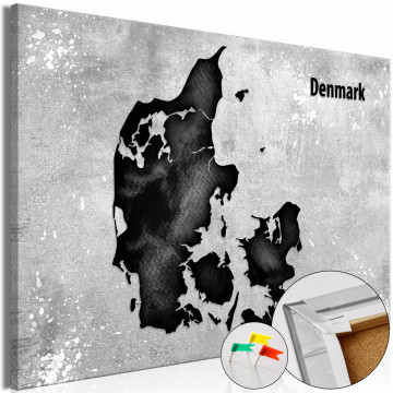 Tablou din plută - Scandinavian Beauty [Cork Map] - Img 1