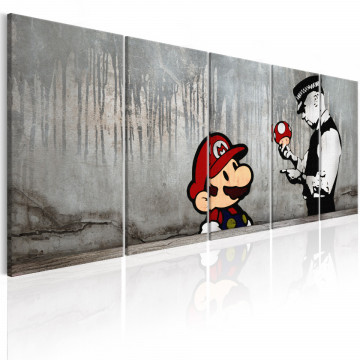 Tablou - Mario Bros on Concrete - Img 1