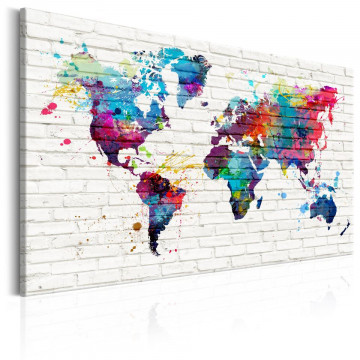 Tablou - Modern Style: Walls of the World - Img 1