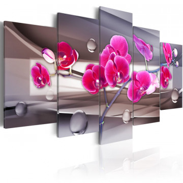 Tablou - Orchid on a subdued background - Img 1