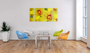 Tablou - Orchids - intensity of yellow color - Img 4