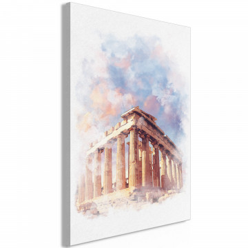 Tablou - Painted Parthenon (1 Part) Vertical - Img 1