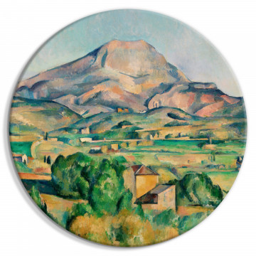 Tablou rotund - Mont Sainte-Victoire (Paul Cézanne) - Img 1