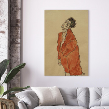 Tablou - Self-Portrait (Man in Orange Jacket) - Img 2
