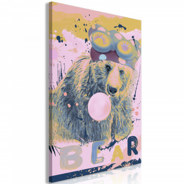 Tablou - Teddy Bear and Balloon (1 Part) Vertical - Img 1
