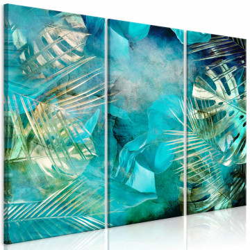 Tablou - Turquoise and Gold (3 Parts) - Img 1