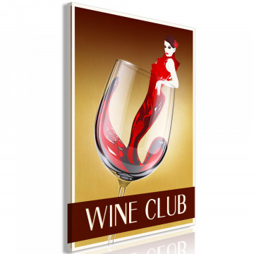 Tablou - Wine Club (1 Part) Vertical - Img 1