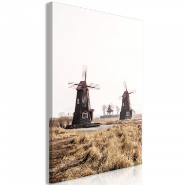 Tablou - Wooden Windmill (1 Part) Vertical - Img 2