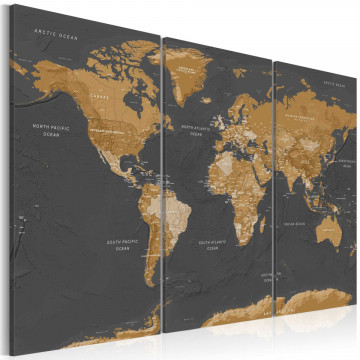 Tablou - World Map: Modern Aesthetics - Img 1