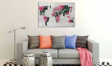 Tablou - World Map: The French Connection (FR) - Img 4