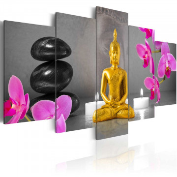 Tablou - Zen: golden Buddha - Img 1