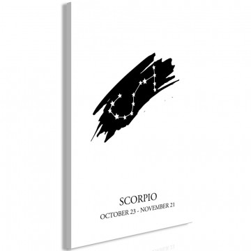 Tablou - Zodiac Signs: Scorpio (1 Part) Vertical - Img 1