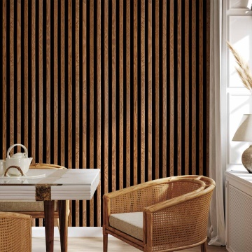Tapet - Dark Oak Slats - Img 2