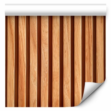 Tapet - Honey Oak Slats - Img 4