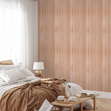 Tapet - Light Wood - Vertical panels in a warm beige shade. - Img 3