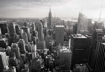 Empire State Building – Vedere de Ansamblu, Alb-Negru - Img 3