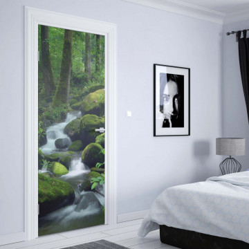 Forest Waterfall Rocks Nature Photo Wallpaper Wall Mural - Img 16