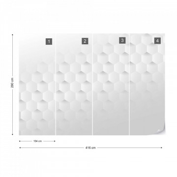 Fototapet 3D – Model Hexagonal - Img 17