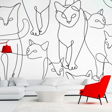 Fototapet - Cat Habits - Second Variant - Img 1