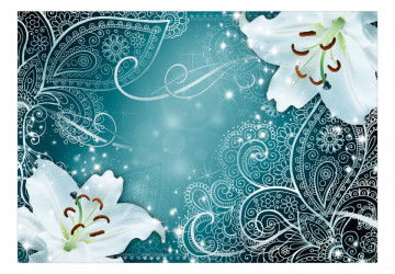 Fototapet - Oriental Wings (Turquoise) - Img 2
