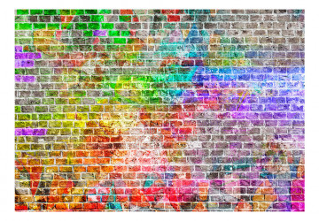 Fototapet - Rainbow Wall - Img 2