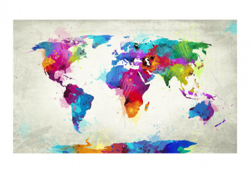 Fototapet - The map of happiness - Img 2