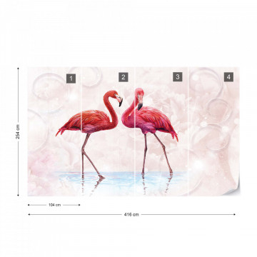 Fototapet Tropical Flamingo - Img 17