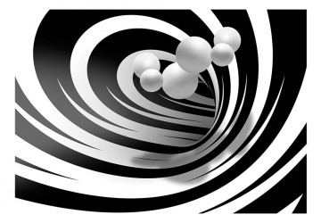 Fototapet - Twisted In Black & White - Img 2