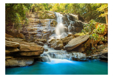 Fototapet - Waterfall in Chiang Mai, Thailand - Img 2