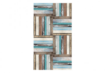 Fototapet - Wooden weave of colors - Img 2