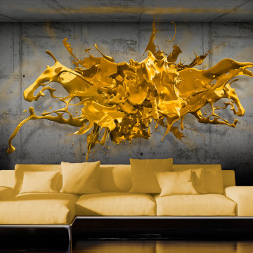 Fototapet - Yellow Splash - Img 1