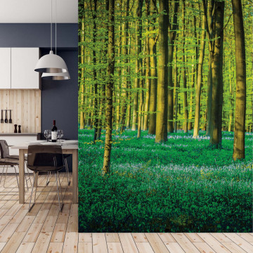 Green Forest Trees Photo Wallpaper Wall Mural - Img 17