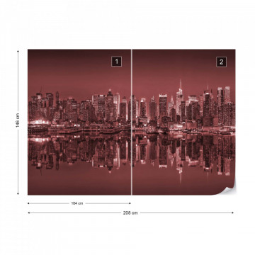 New York – Reflexie în Apă, Roșu - Img 14