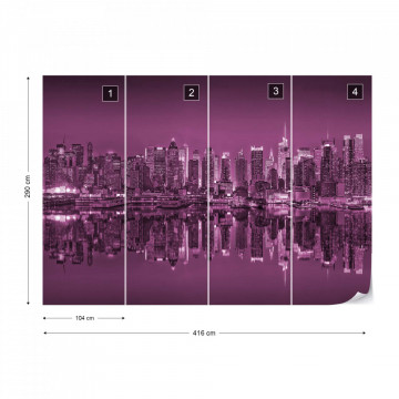 New York – Reflexie în Apă, Violet - Img 17