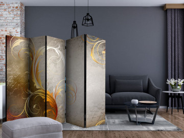 Paravan - Gold letters II [Room Dividers] - Img 4