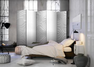 Paravan - Room divider - White waves II - Img 2