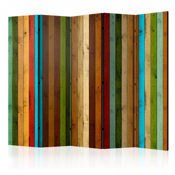 Paravan - Wooden rainbow II [Room Dividers] - Img 1