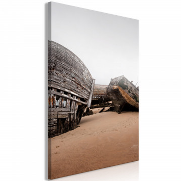 Tablou - Abandoned Cutters (1 Part) Vertical - Img 1