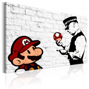 Tablou - Banksy on Brick - Img 1